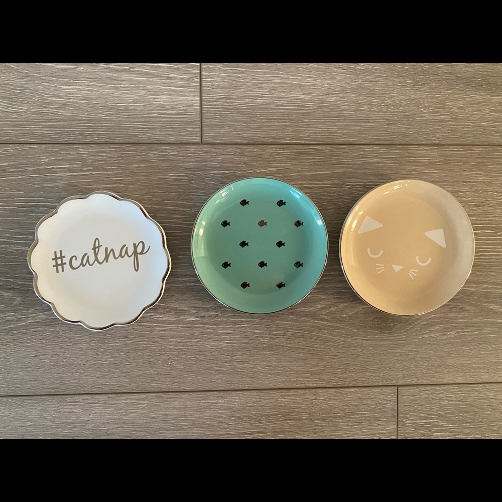 🌿Set of 3 jewelry dishes